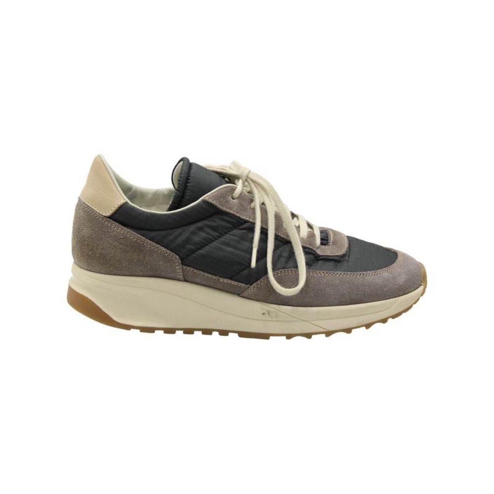 Common Projects Track Classic Low Top Sneakers in Grey Suede